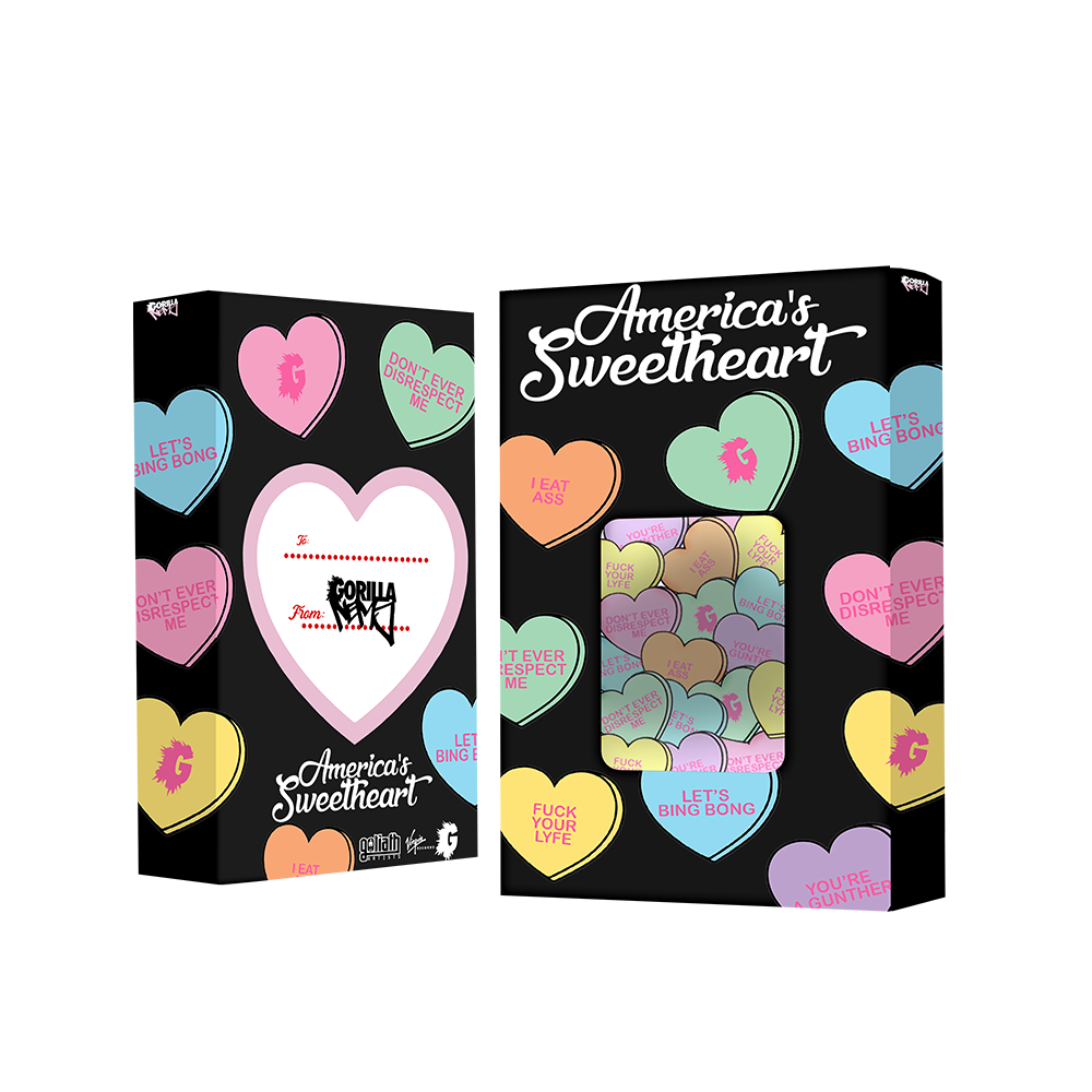 America's Sweetheart Candy Hearts (Black) - NEMS Official Store